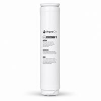 White water filter cartridge with AquaOn branding on a white background